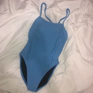 Jolyn tie back onesie- Icicle Shade